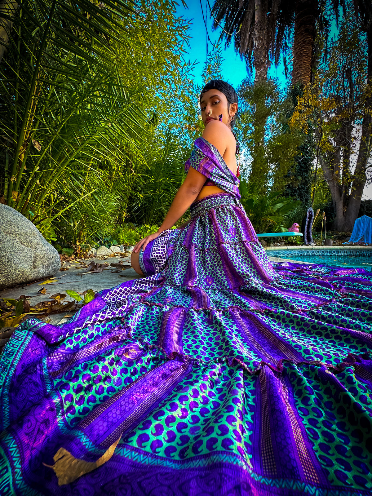 Purple Skies Bollywood Set