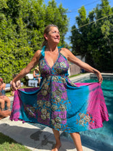 Load image into Gallery viewer, Cosmic Ocean Magic Dress
