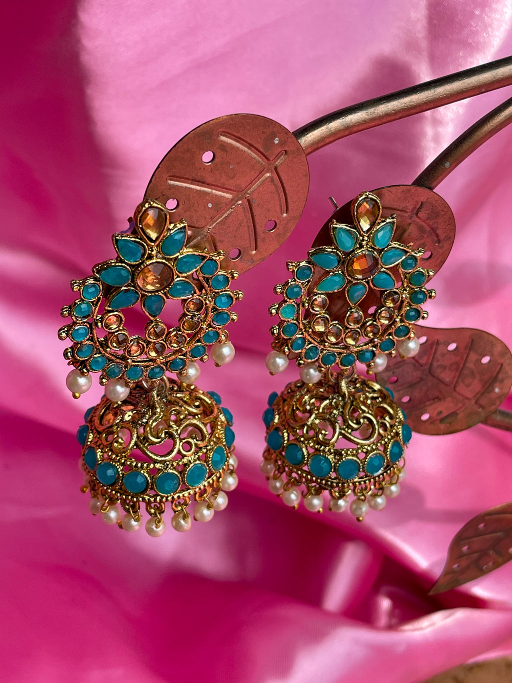 The Jasmine Jhumka Earrings