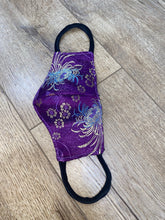 Load image into Gallery viewer, Purple Rain ninja Satin mask
