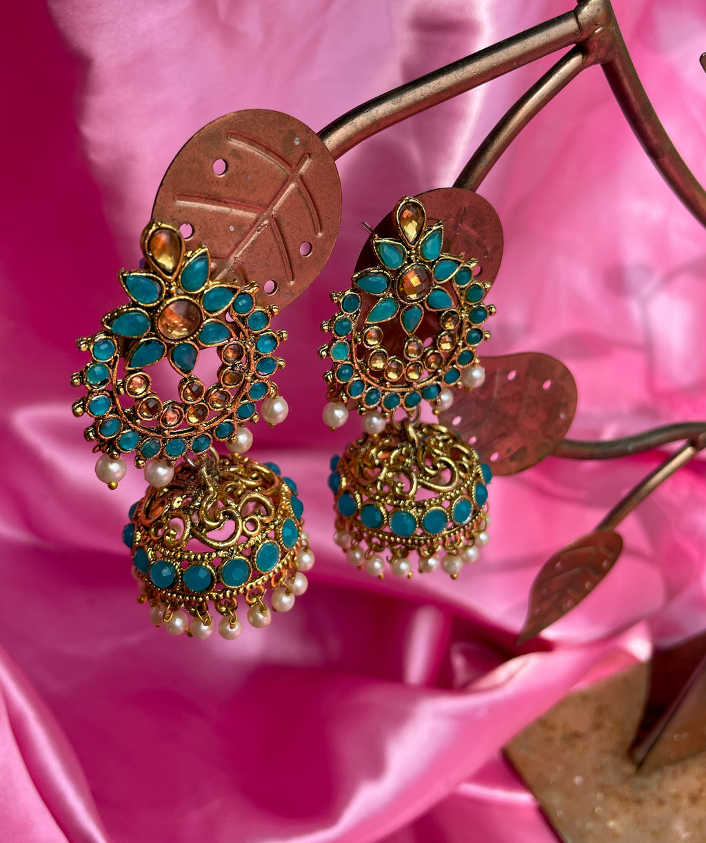 The Jasmine Jhumka Earrings