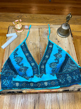 Load image into Gallery viewer, Bohemian Sapphire Halter Top
