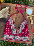 Bandhani Love Halter Top