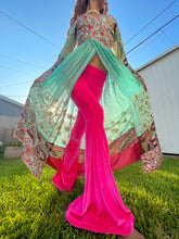 Load image into Gallery viewer, Hot Girl Pink Velvet Flare Pants
