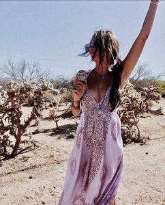 Lilac Sanskrit dress