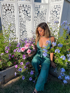 Jade Stone Sanskrit Jumpsuit