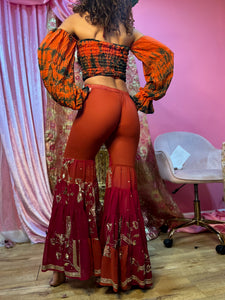 Lava Aura Scrunch Top