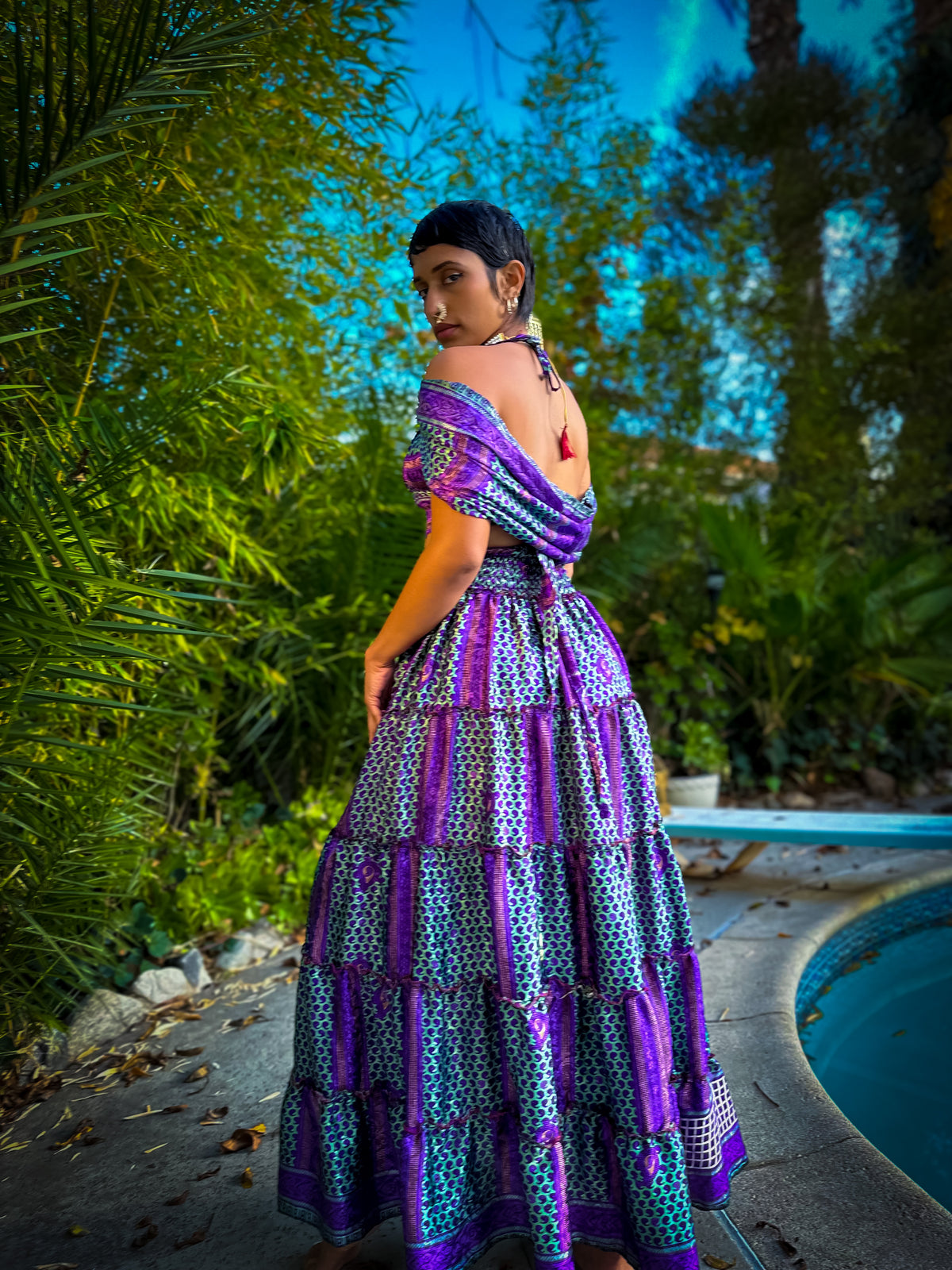 Purple Skies Bollywood Set