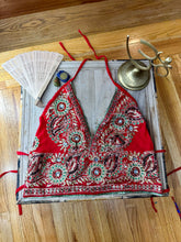 Load image into Gallery viewer, Royal Rani Halter Top
