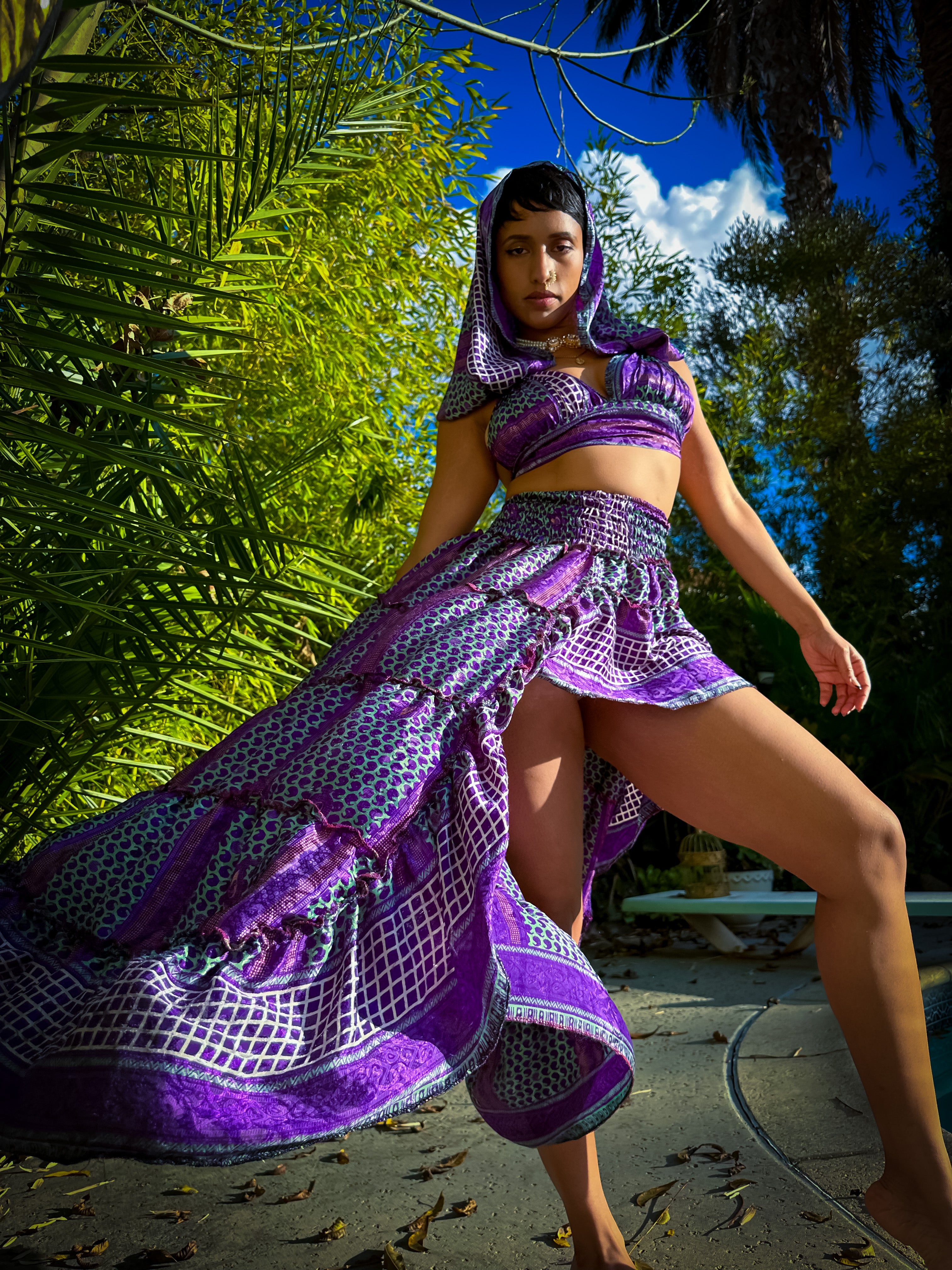 Purple Skies Bollywood Set