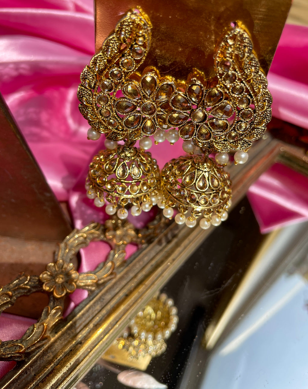 The Diamond Arya Jhumkas Earrings