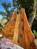 Ancient Sunflower Waves Cape