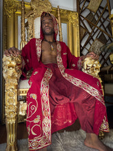 Load image into Gallery viewer, Deep Royal Unisex Hooded Kimono
