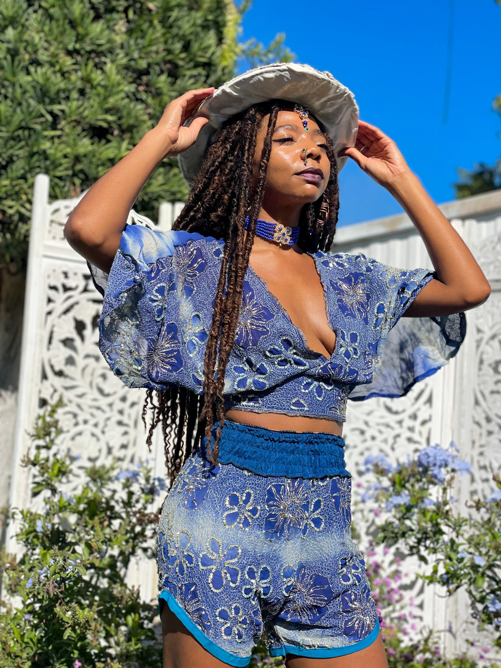Atlantis Bloom Shorts Set