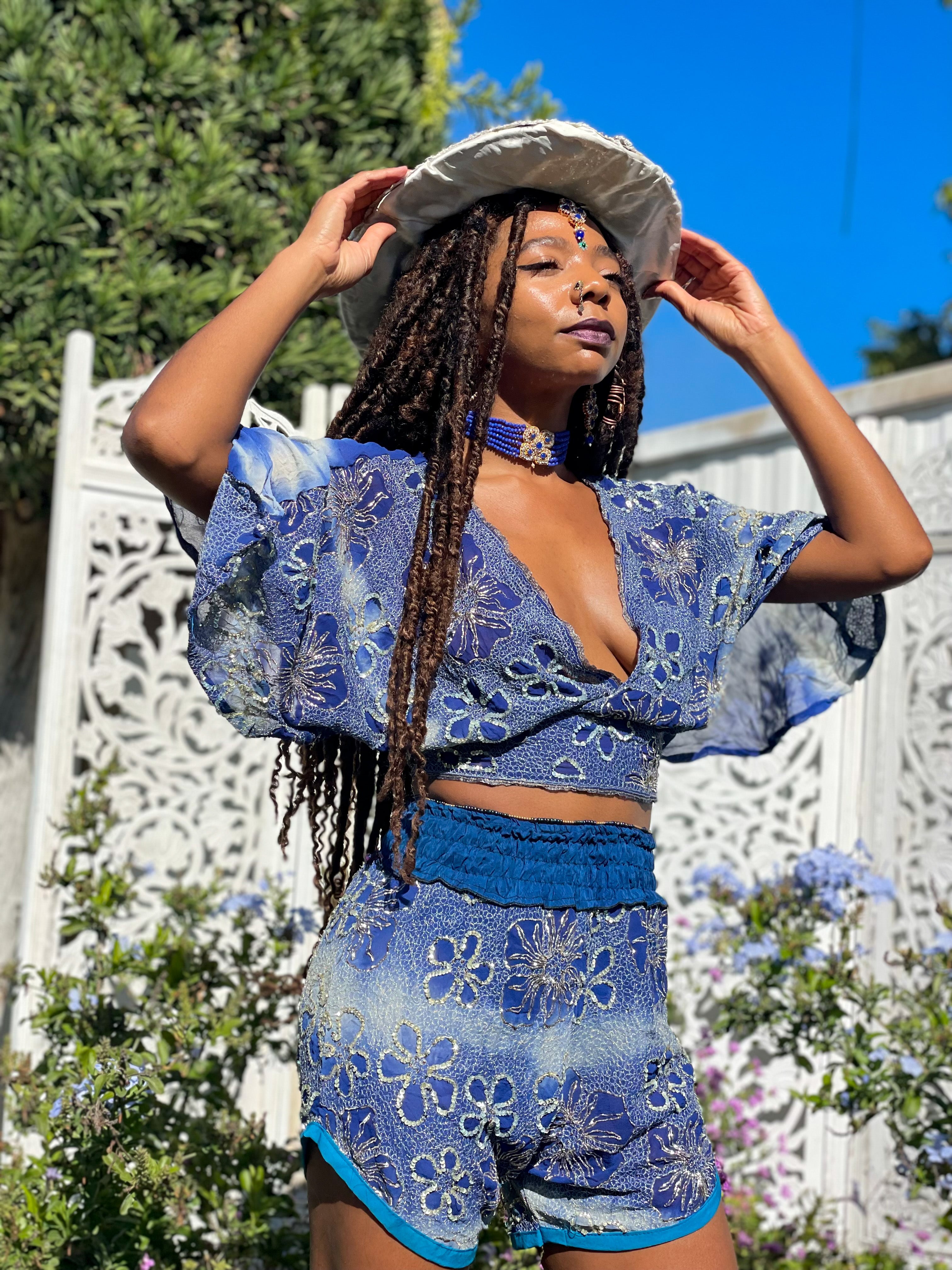Atlantis Bloom Shorts Set