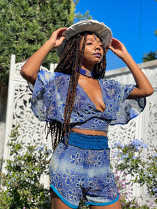 Atlantis Bloom Shorts Set