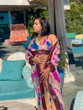 Load image into Gallery viewer, Cosmic Nirvana Goddess Hoodie Robe halter Set

